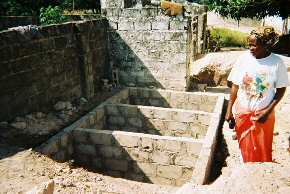 the underground chambers for the toilets nearly finished 1