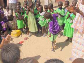 children dancing