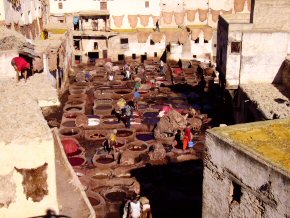 tanneries at Fez