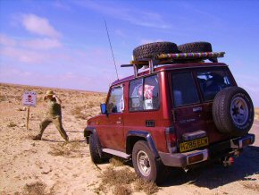 Minefield - Western Sahara