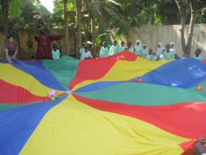 play equipment - parachute