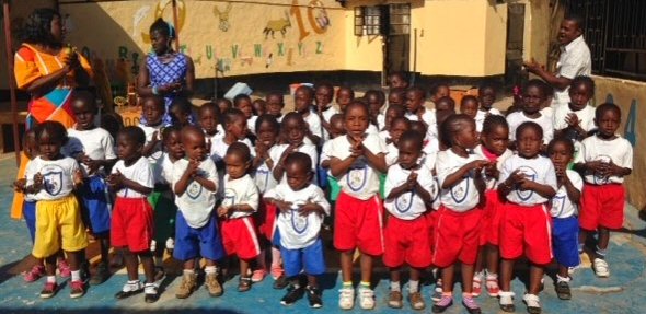 children at Unity Nursery School