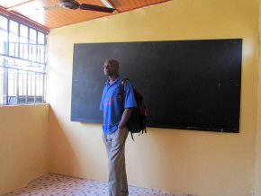 inside one of the new classrooms